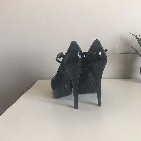 Platform Leather Heels - Picture 9 of 11